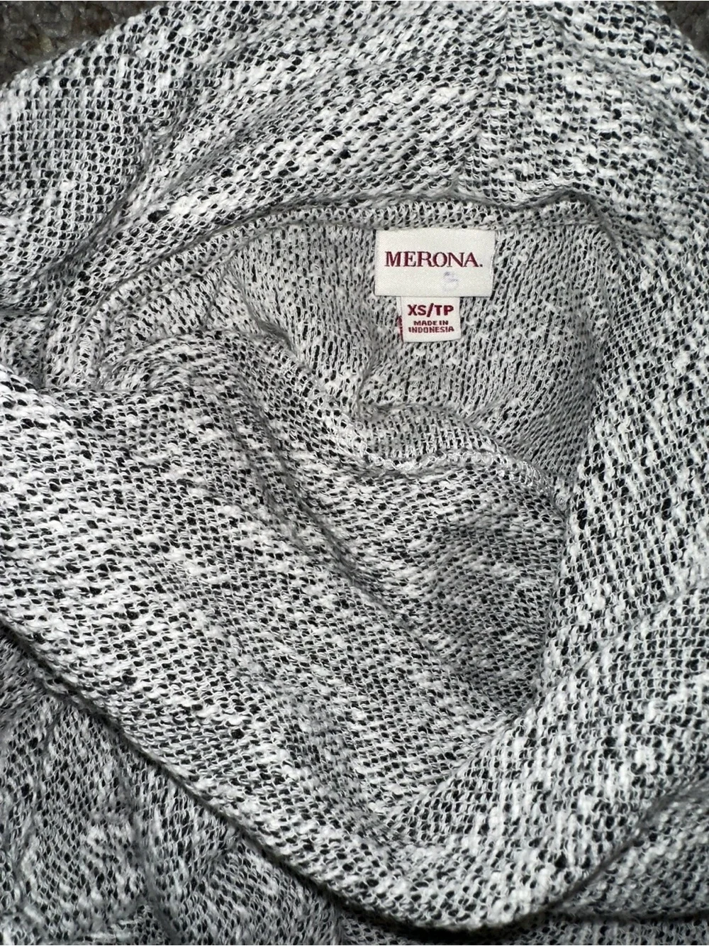 Merona Women's Cowl Neck Sweater Gray